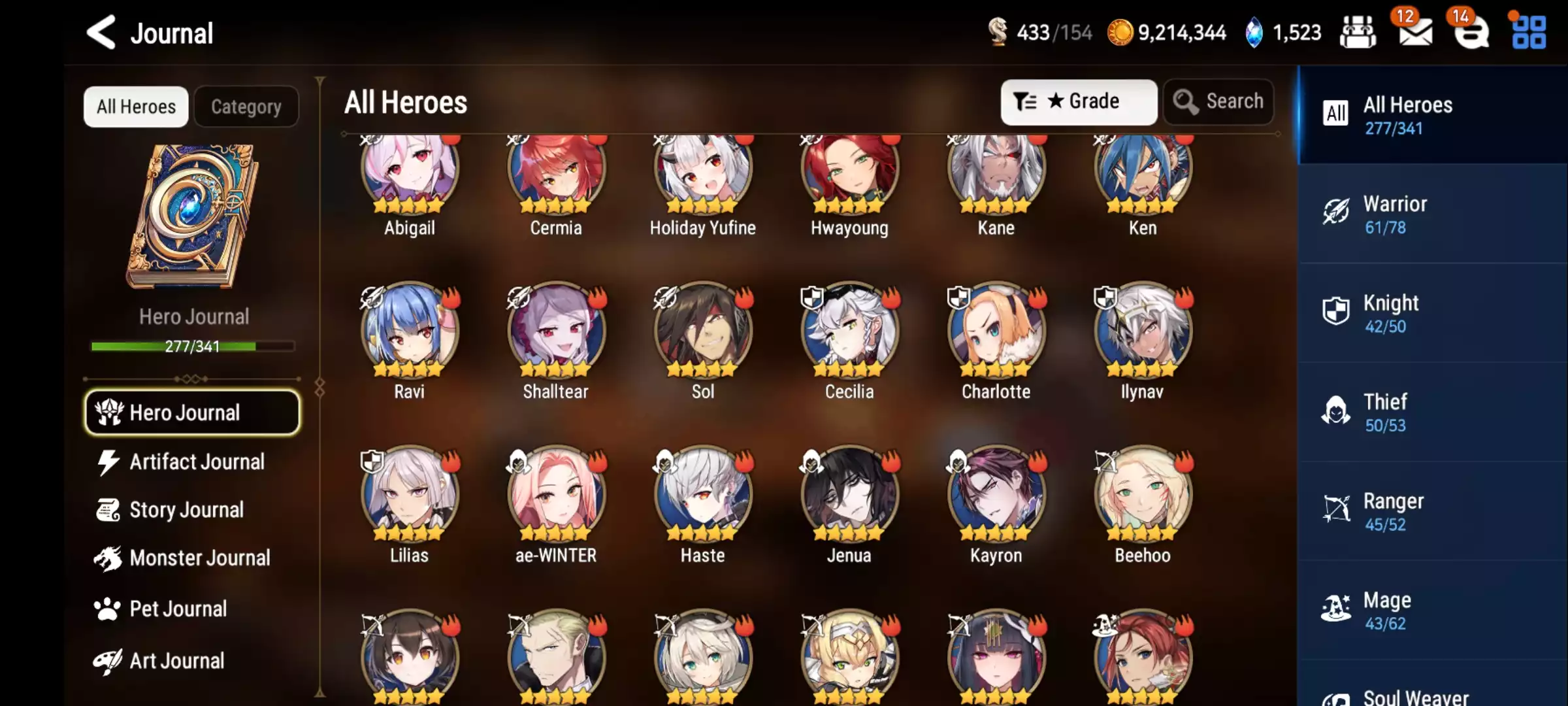 Ảnh 27ml hot meta senya politis atwin Collab limited gần full thiếu vài con trong hình Full overlord Full aespa Full slime Max spd 306 Auto all hunt trừ c13 95 con 6* Tài nguyên nhiều lá, charm đập đồ